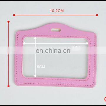 Factory Supply Good Quality Leather Name ID Card Holder photo-2