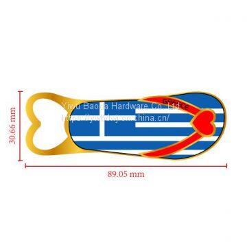 Supply Greek tourist souvenirs key to Greek key buckle custom Bottle opener
