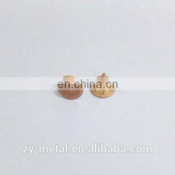 Round head brass nails for jeans,clothing metal accessories