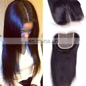 2017 hot sale straight hair mink brazilian hair bundle with closure