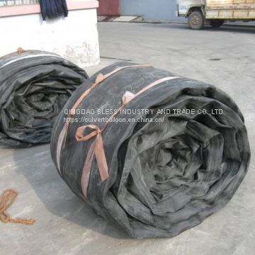 pneumatic rubber balloon for pipe culvert construction, rubber formwork for  storm drain and culvert 