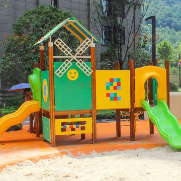 Cowboy Plastic Children Slide PE Board Equipment Kids Outdoor Playground Equipment for Preschool