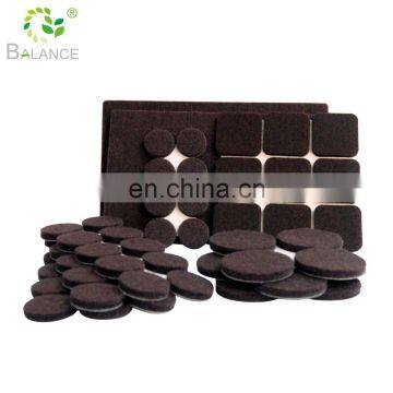 Furniture feet felt protection with adhesive felt protection pads