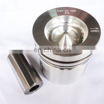 Excavator  6BT Truck Diesel Engine Steel 3907157 Forged Piston Set