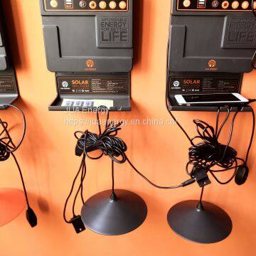 Mini 12W Solar Generator Home Solar Power Systems With 3 Lights FM Radio and Mobile Phone Charging photo-5