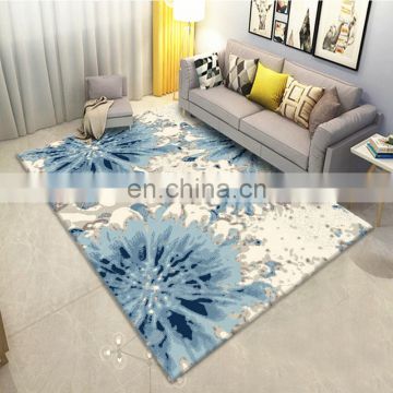 Household modern custom printed artificial turf carpet for living room