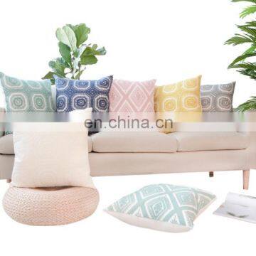 Warm Nordic Style Pillow CushionCover Personality Solid Color Baby Calm Sleep Dolls Stuffed Kid Adult Bedroom Decoration