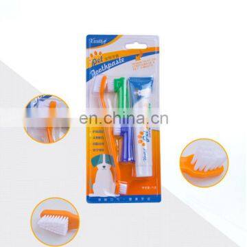 Hot Sale Pet Tooth Cleaning Products Eco-friendly Dog Toothpaste Dental Care Tool Toothbrush Set photo-5