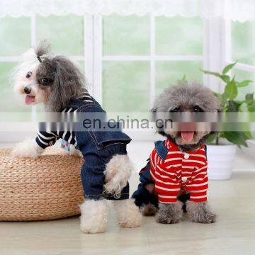 Wholesale Factory Manufacturer More Size Fashion Cotton Pet Clothes  Pants Dog Jeans