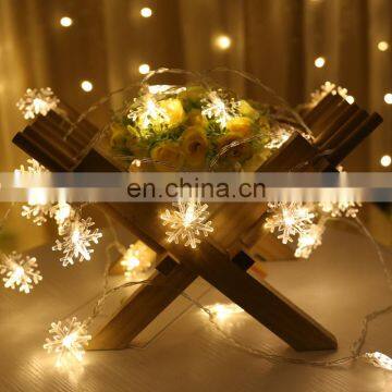 3M Snowflake String Lights LED Fairy for Party Home Garden Wedding Garland Xmas Tree Decorations