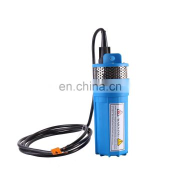 12V DC mini submersible borehole solar water pump for irrigation