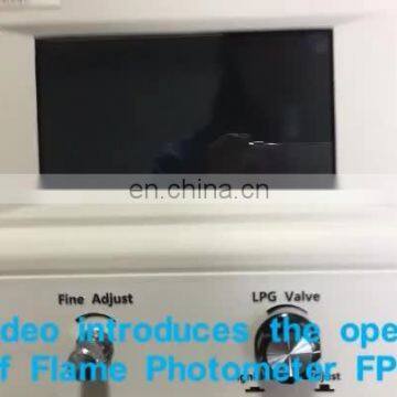 FP6410 digital flame photometer for K ,Na  principle