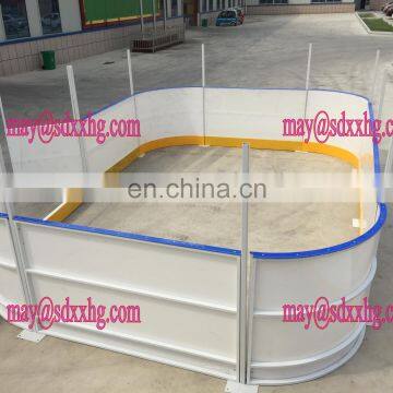 High Density Polyethylene Shooting Board / Mobile Ice Skating Plate / Ice Rink Hockey Dasher Board