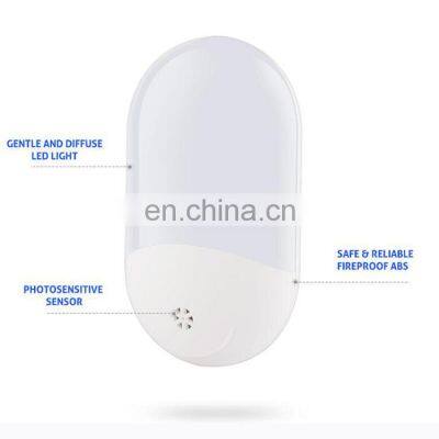 2019 Amazon Hot Sale Plug in 2 Pcs for 1 Pack Motion Activated Warm White Lighting Led Night Light With Light Sensor photo-4