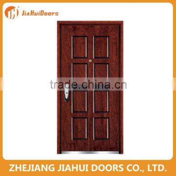 Used exterior doors for sales with best quality and moden style steel wood armored door