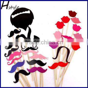 Colorful Props On A Stick Mustache Photo Booth Party Fun Wedding Favor Christmas Birthday Favor PFB0035