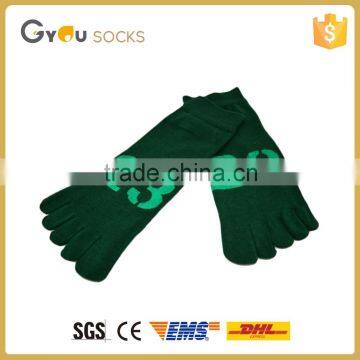 Latex Cashmere Five Finger Toe Unisex Sock With Number Pattern photo-2