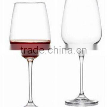 Clear lead-free crystal wine glass