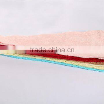 China towel manufactory pure cotton hair cap/bath cap