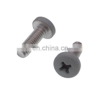 m1.7*7 colored zinc phillips pan head small size self tapping screws