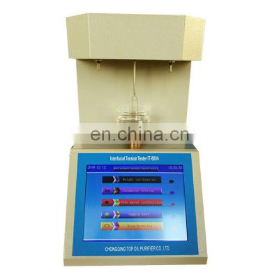 Transformer Oil Surface and Interface Tension Tester Automatic Tensiometer Tension Analyzer