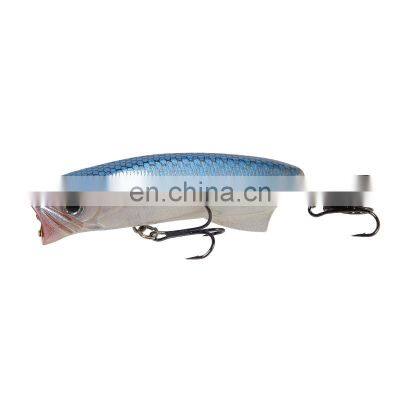 Topwater Popper Lures 12g 8cm Lifelike Hard Bait Fishing Lures for Sea Fishing Freshwater Fishing photo-2