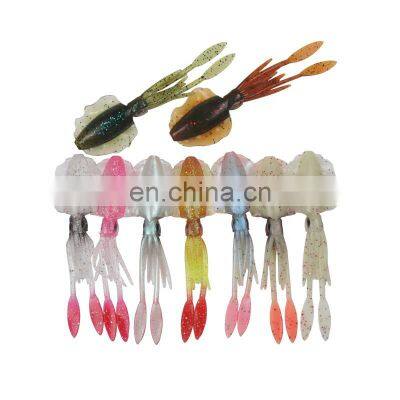 15cm/20g  Glow Fishing Soft Lure Octopus  sea fishing wobbler bait squid jigs fishing lures silicone lure