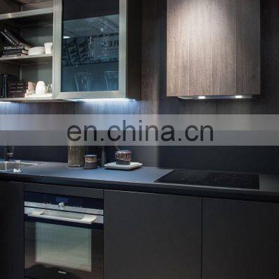 Custom Matt Color Lacquer Ready Assemble Modular Kitchen Cabinet With Island photo-2
