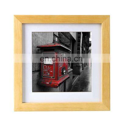 China style love unfinished wood frame photo