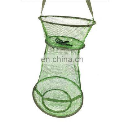 Good Quality Nylon Fishing Net Basket Folding Fishing Cage