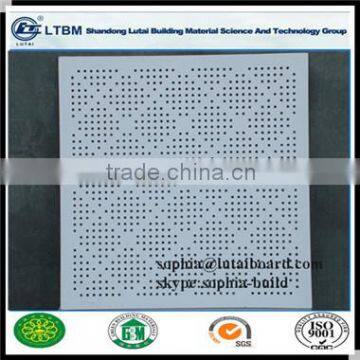 calcium silicate board back board Perforated Acoustic ceiling panel