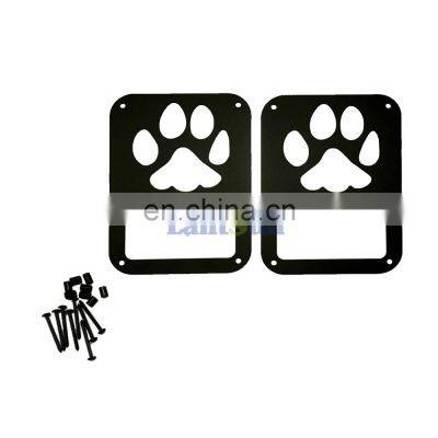 J216 for Jeep for Wrangler JK Headlight Taillight Parking Light Bracket Cover for Jeep Grille photo-3