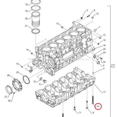 FPT IVECO CASE Cursor11 F3GFE613A B001 5801863562 screw 166758835