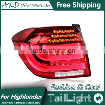 AKD Car Styling Tall Lamp for Highlander DRL New Highlander LED DRL 2016 Highlander LED Tail Light Good Quality LED Fog Lamp