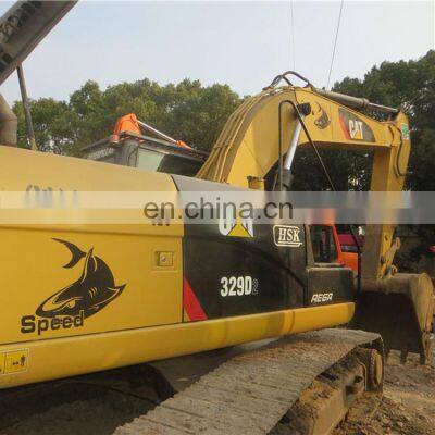 Original Japan Caterpillar 329D Crawler Excavator Good condition