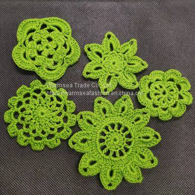 Handcraft garment accessories handmade cotton appliques
