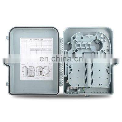FTTH FAT Outdoor IP65 wall or pole mounted 24 port optical fiber distribution box fiber access terminal box