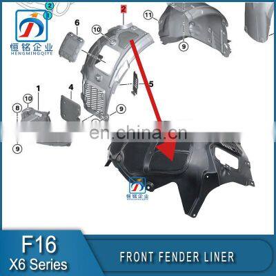 Front Fender Inner Under Wheel Linner for BMW X6 Series F16 Fenders 5171 7340 193 photo-2