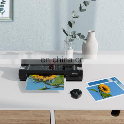 Hot Cold Laminate Trim Corner Round 3 in 1 Flatbed Laminating Sheets a4 Hot and Cold 3-IN-1 Pouch Laminator Kit photo-3