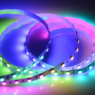 DC12v Rgb Color Digital WS2811 Led Light Strip 60leds/m Pxiel Lc8806b Digital Rgb Led Strip photo-4
