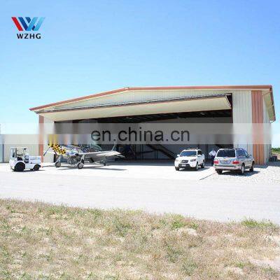 Prefab Steel Structure metal Frame workshop Steel Building mobile aircraft Prefabricated Hangar Plant