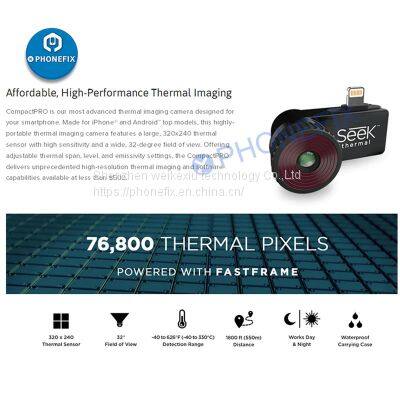 Seek Compact Thermal Camera IOS Android PCB Repair Detection Tool