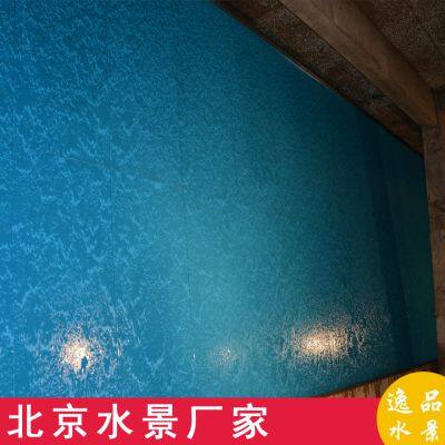 Water Curtain Wall | A Landscape of Artificial Flowing Water Background Wall | Beijing Glass Water Curtain Wall photo-5