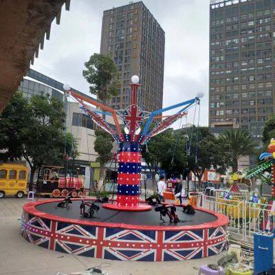 Children Playground Large Outdoor Amusement Equipment Rotating Trampoline Outdoor Kids photo-3