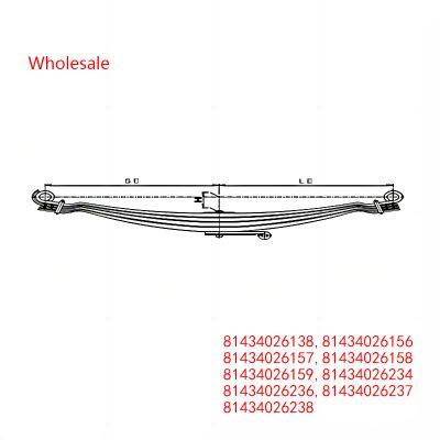 81434026138, 81434026156, 81434026157, 81434026158, 81434026159, 81434026234, 81434026236, 81434026237, 81434 026238 Front Axle Parabolic Spring Set of Heavy Duty Vehicle Wholesale For MAN