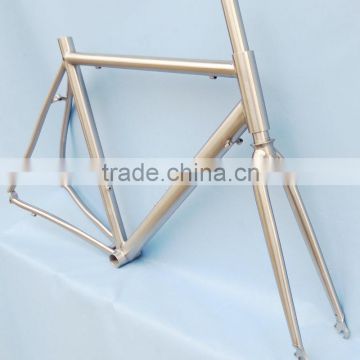 China cheap titanium Road bike Frame and fork