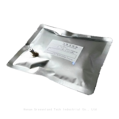 Aluminium foil multi-layer Gas smpling bags—metal fitting