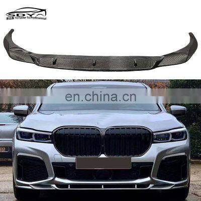 G11 G12 OEM High Quality Carbon Fiber Front Lip Front Bumper Splitter Lip For BMW 7 Series G11 G12