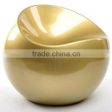 Replica European Style Relaxing Fiberglass Material Blue Eero Apple Round Shape Ball Chair Wholesale photo-5