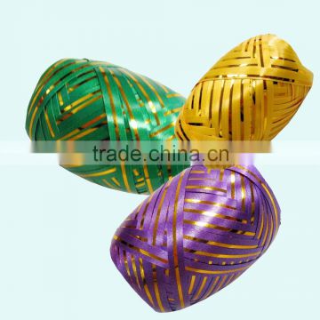 2013 Ribbon Egg for gift decoration,pp ribbon egg for wrap gift, packing bow egg for Christmas